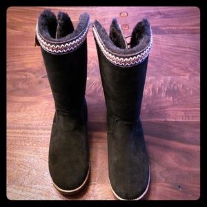 Fur lined boots